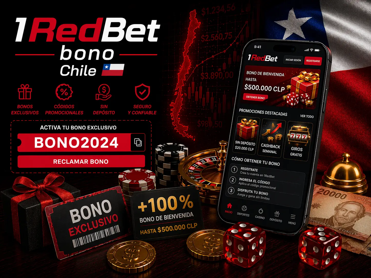 Código Promocional 1RedBet Chile 2026: Guía Completa de Bonos